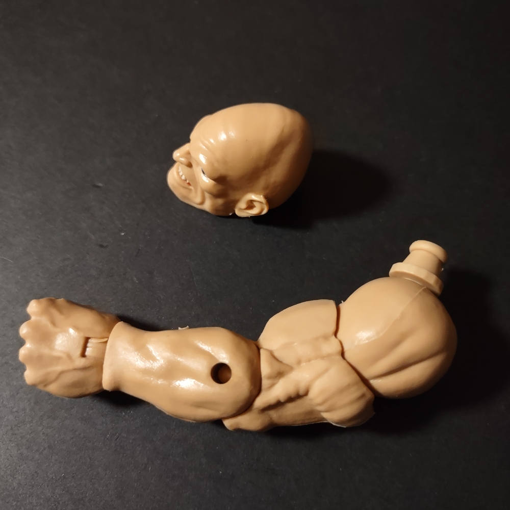 Marvel Legends BAF Absorbing Man Arm and Head Replacement Parts